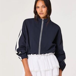 Astr The Label Teo Contrast Stripe Track Jacket navy new nvr worn sz lrg! Offer!